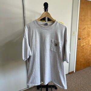 Carhartt Light Gray Men's Short Sleeve Tee